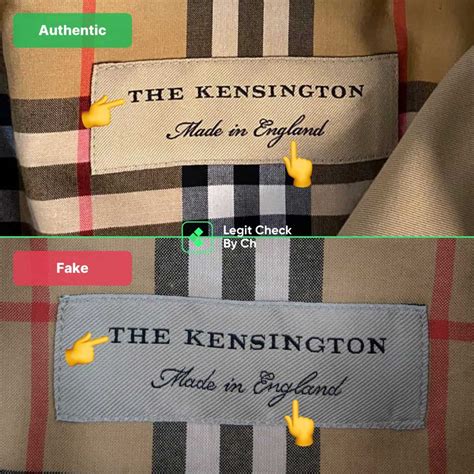 how to check Burberry coat